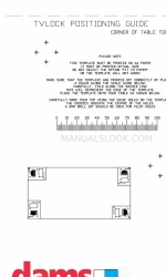 dams TVLOCK Manual de posicionamiento