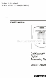 Conairphone TAD2012 Kullanıcı El Kitabı