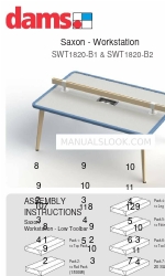 dams Saxon SWT1820-B1 組立説明書