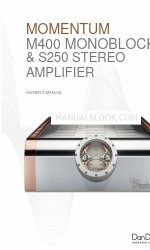 Dan D'Agostino MOMENTUM S250 STEREO Manual del usuario