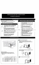 Concepcion-Carrier WINDOW ROOM AIR CONDITIONER 소유자 매뉴얼