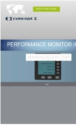 concept 2 PM5 Краткое руководство по эксплуатации