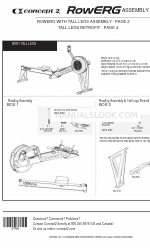 concept 2 ROWERG Instructions de montage