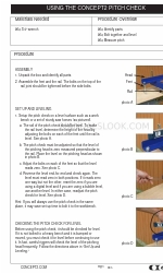 concept 2 PITCH CHECK Использование