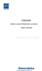 3onedata USB4485 Manual del usuario