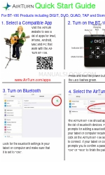 AirTurn BT-106 Digit Hızlı Başlangıç Kılavuzu