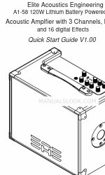 Elite Acoustics A1-58 Manual de inicio rápido