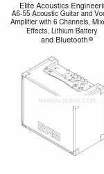 Elite Acoustics Engineering A6-55 Посібник із швидкого старту