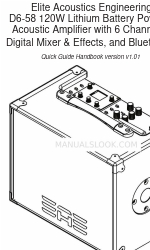 Elite Acoustics Engineering D6-58 Manual rápido