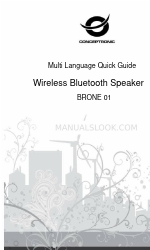 Conceptronic BRONE 01 Manual rápido multilingüe