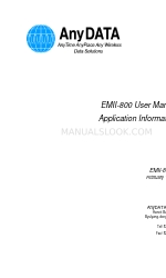 AnyDATA EMII-800 Manual del usuario