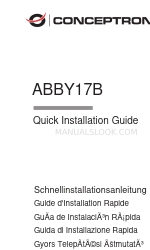 Conceptronic ABBY17B Quick Installation Manual