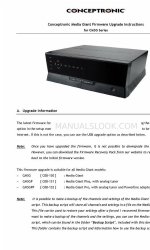 Conceptronic CM3G Instrucciones de actualización del firmware