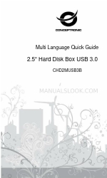 Conceptronic CHD2MUSB3B Multi Language Quick Manual