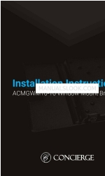 Concierge ACMGWM10 Installation Instructions