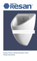 Dudley Resan Vandal Resistant Urinal 피팅 지침