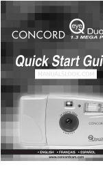 Concord Camera Eye Q Duo 1.3 Mega Pixels Camera Manuel de démarrage rapide