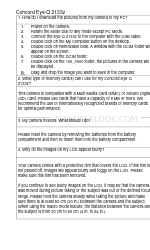 Concord Camera Eye-Q 2133z Frequently Asked Questions