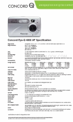 Concord Camera Eye-Q 4060 AF Specificaties