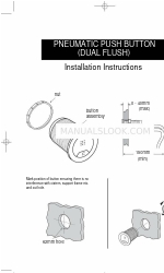 Dudley PNEUMATIC PUSH BUTTON インストレーション・インストラクション