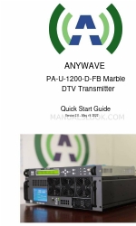 Anywave Marble PA-U-1200-D-FB 빠른 시작 매뉴얼