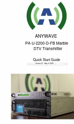 Anywave PA-U-2200-D-FB Marble Посібник із швидкого старту