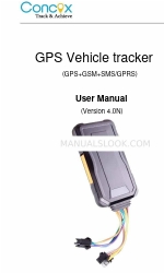 Concox GPS Vehicle tracker Manuel de l'utilisateur