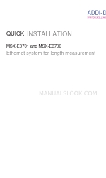 Addi-Data MSX-E3700 Schnelle Installation