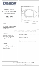 Danby DDW497W Manuel du propriétaire