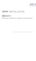 Addi-Data MSX-E3711 Instalação rápida