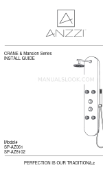 Anzzi CRANE & Mansion Series Kurulum Kılavuzu