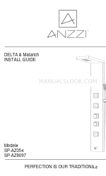 Anzzi DELTA SP-AZ054 Installatiehandleiding