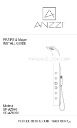 Anzzi PRAIRE & Mayor SP-AZ8092 Handbuch installieren