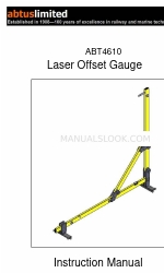 Abtus ABT 4610 Laser Offset Gauge Руководство по эксплуатации