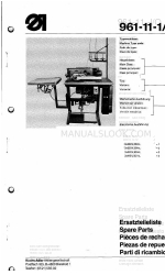 Duerkopp Adler 961-11-0 Spare Parts