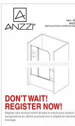 Anzzi SD-AZ054-01 Series Installation & Operation Manual