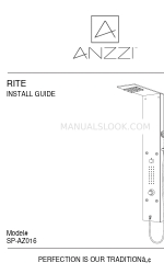 Anzzi SP-AZ016 설치 매뉴얼