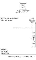 Anzzi CRANE & Mansion Series Installatiehandleiding