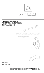 Anzzi MENO Series Handbuch installieren