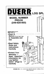 DUERR 249-620-003 Manuale d'uso