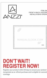 Anzzi BA-LMDFX014AL Manuale di installazione e funzionamento