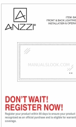 Anzzi BA-LMDFX022AL Manuale di installazione e funzionamento