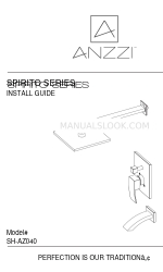 Anzzi SPIRITO Series 설치 매뉴얼