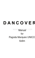 Dancover Pagoda Marquee UNICO 6x6m Handbuch