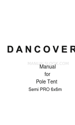 Dancover Pole Tent Semi PRO 6x6m Manual