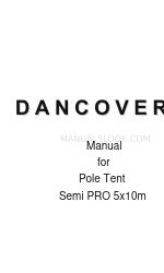 Dancover Semi PRO 5x10m 매뉴얼