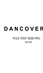 Dancover SEMI PRO 6x12m Quick Start Manual