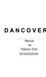 Dancover Titanium Tent Руководство