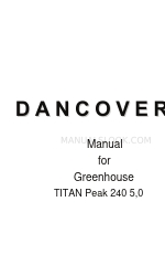 Dancover COMMERCIAL TITAN Peak 240 8.82m2 Manual