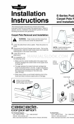 Cascade E Series Instructions d'installation